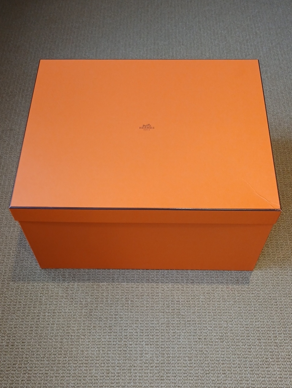 Authentic Hermès Paris Extra Large Orange Gift Box